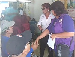 Candidatas de Encuentro social en campaña por la zona rural.