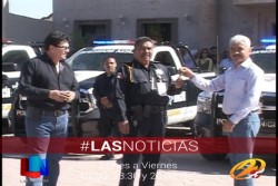 Entregan 6 patrullas en Bácum.