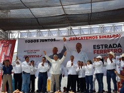 Andrés Manuel López Obrador en Los Mochis llama a la sociedad a no votar por los mismos de siempre