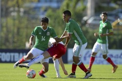 Los Dorados Jesús García y Javier Salas titulares en derrota del Tri Sub 23