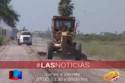 Adelante trabajos de rehabilitación de calles en el Valle del Yaqui
