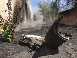 Incendio en terreno baldío en Blvd. Zapata