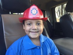 Axel Suárez Cruz cumple su sueño: ser bombero