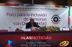 Realizan foro de inclusión para personas discapacitadas.