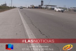 Exigen reparación de daños en Carretera