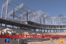Nuevo estadio de Béisbol con un avance del 86 por ciento
