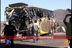 Camionazo deja tres muertos en Guaymas