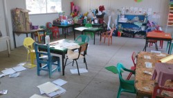 Vandalizan kinder de Santa Fe, padres de familia se manifiestan.