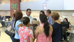Madres de kínder de Cohuibampo se manifiestan en CFE