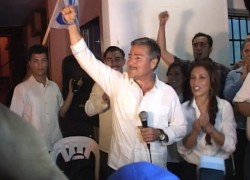 Salvador Reynosa se declara ganador de la alcaldía de Mazatlán.