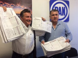 Con 160 votos aventajaría Reynosa a Pucheta, según las cuentas del PAN.
