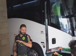 Llega el tri a Los Ángeles para el juego ante Jamaica