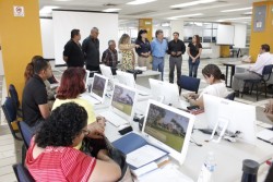 Se capacitan bibliotecarios de la Unidad Regional Centro de la U.A.S.