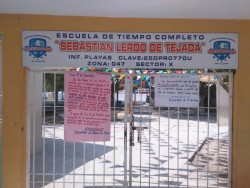 Otra escuela sin clases por falta de luz.