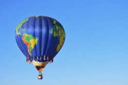 Globos en el cielo de Agua Prieta