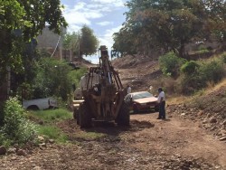Japac ya trabaja en Villas del Sol en la limpieza del pozo