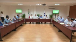 Quirino Ordaz se reúne con empresarios de Los Mochis