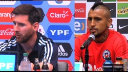 Messi y Vidal Hablan de la Final de la Copa America