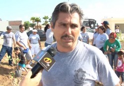 Miembros del STASAM, realizan acciones para cuidar el medio ambiente.