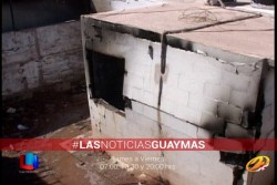 Explota vivienda en Guaymas Norte