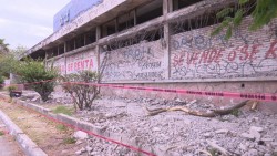 Destruyen marquesina de la “Pepsi vieja”