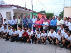 Inaugura alcalde obras en la zona rural.