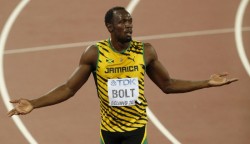 Se lesiona Usain Bolt y esta en duda su participación en Olímpicos