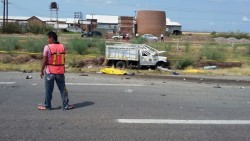 Mueren 3 hombres arrollados por tráiler sobre la carretera México 15
