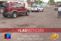 Brotan los baches con las lluvias