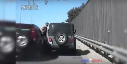 #FuerteVideo Conductora ebria arrolla a un agente de tránsito en EE.UU.