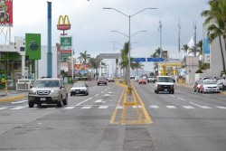Refuerzan operativo vial en la ciudad.