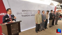 Celebra SEC demostración de Banda de Guerra Escolares