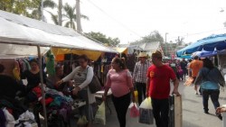 No sienten la cuesta de enero tianguistas de la Juárez.