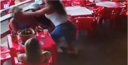 #Video Enfurecida mujer encuentra a su novio con otra y le propina tremenda golpiza