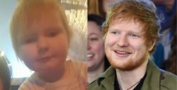 El gran parecido de una niña con la superestrella Ed Sheeran