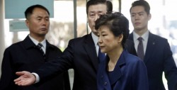 Ex presidenta surcoreana, presa