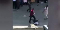IMÁGENES FUERTES: Policía vestido de civil mata a dos personas en plena calle