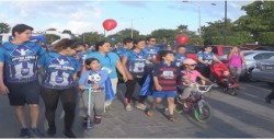 Un éxito la caminata del autismo