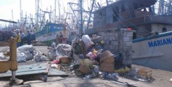 No hay pesca...pero si basura