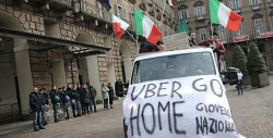 Prohíben usar Uber en Italia