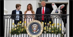 #Video Momento incómodo en que Melania salva a Trump