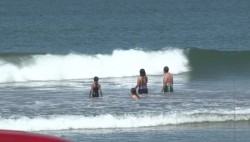 Fuertes corrientes marinas en varias zonas de playa