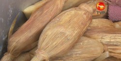 Ricos tamales de puerco, elote, picadillo, queso crema y rajas