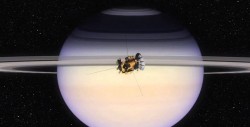 #Video Nave Cassini entró a los anillos de Saturno y esto capturó