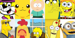 ¿Por qué muchos personajes animados son amarillos?
