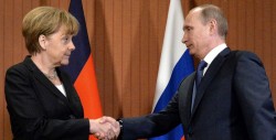 La tensa reunión entre Merkel y Putin