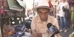 Don Pedro se gana la vida de forma honesta