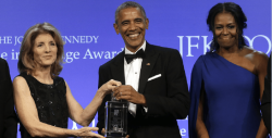 Obama recibe premio John F. Kennedy