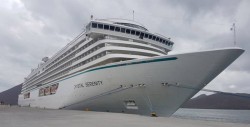 Llega crucero turístico a Topolobampo