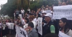 Periodistas de Culiacán se manifiestan por asesinato de Javier Valdez